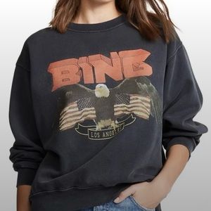 Anine Bing eagle sweatshirt, size Large